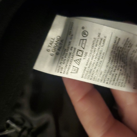 OLD NAVY Women's Size 6 Tall *NWT* Black Dress Slacks/Work Pants - Picture 4 of 7